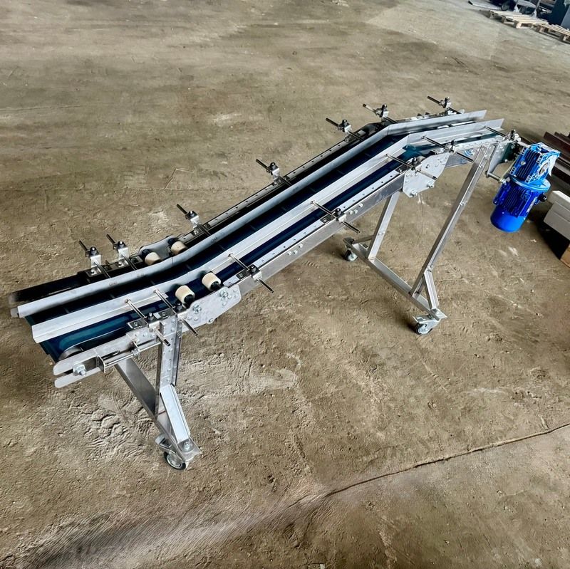 Ленточный транспортёр подающий Z-образный